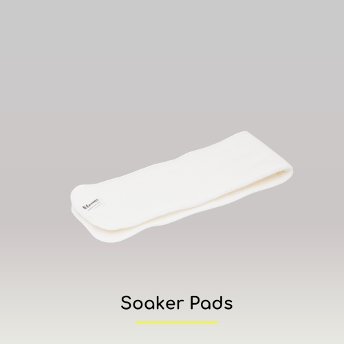 Different types of Bloomi soaker pads