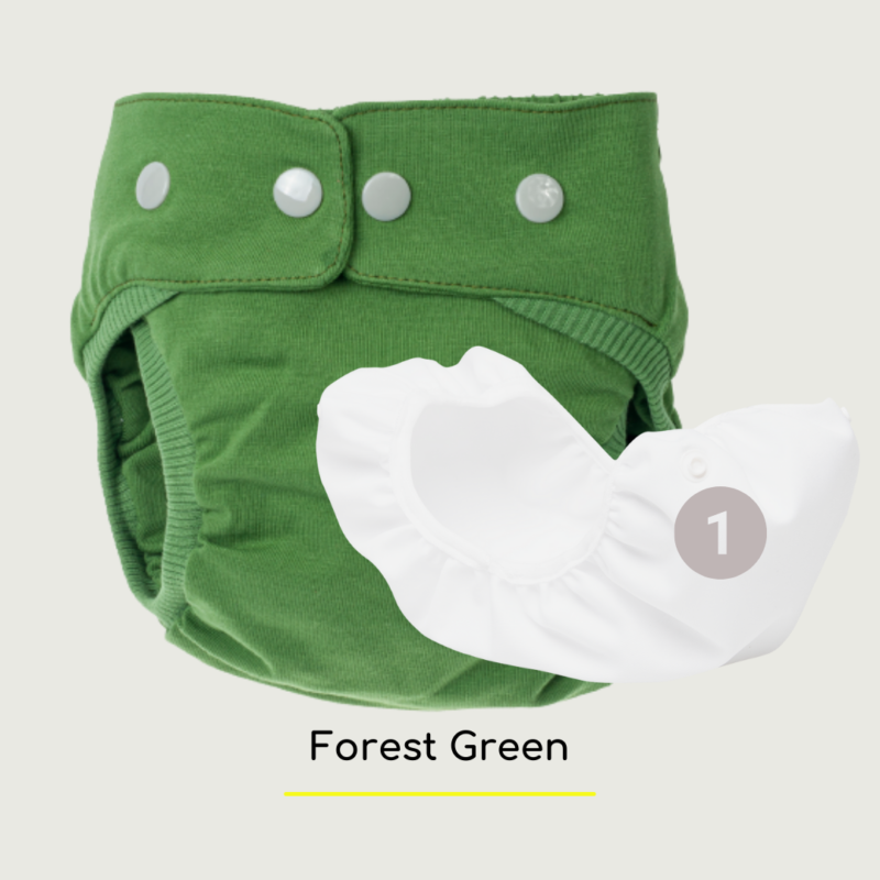 Bloomi forest green snap