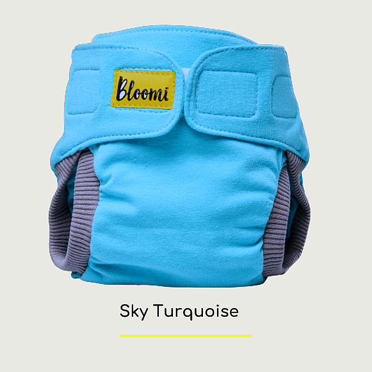Sky Turquoise Velcro pants